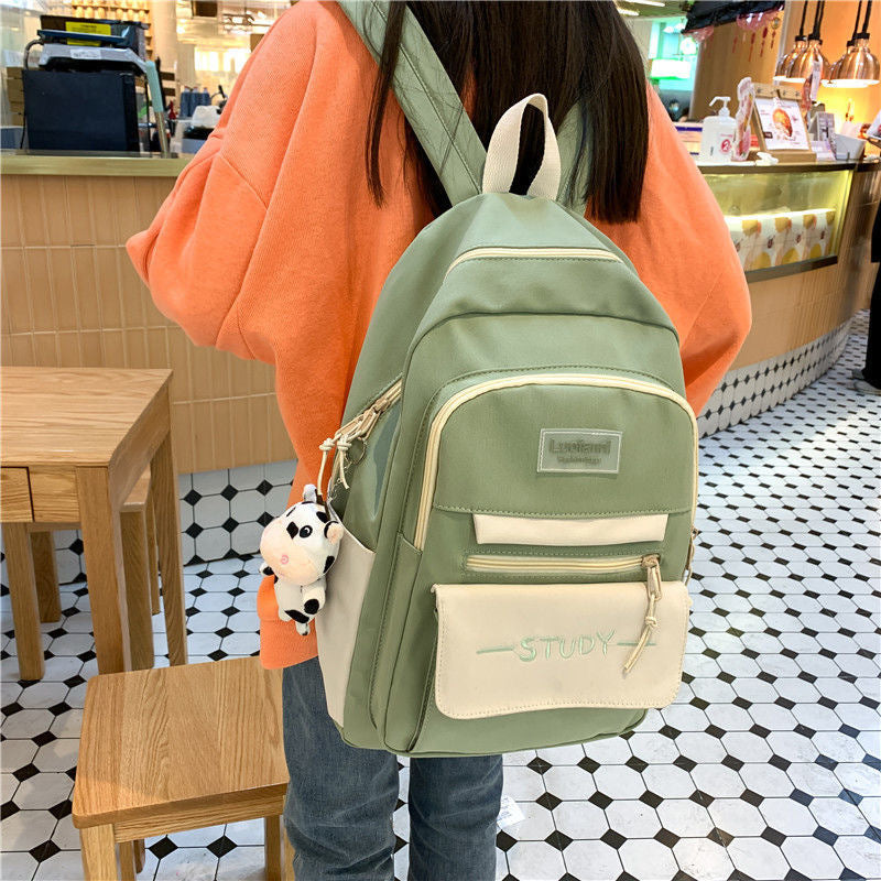 Japanese Style Large-Capacity Backpack for School Girls