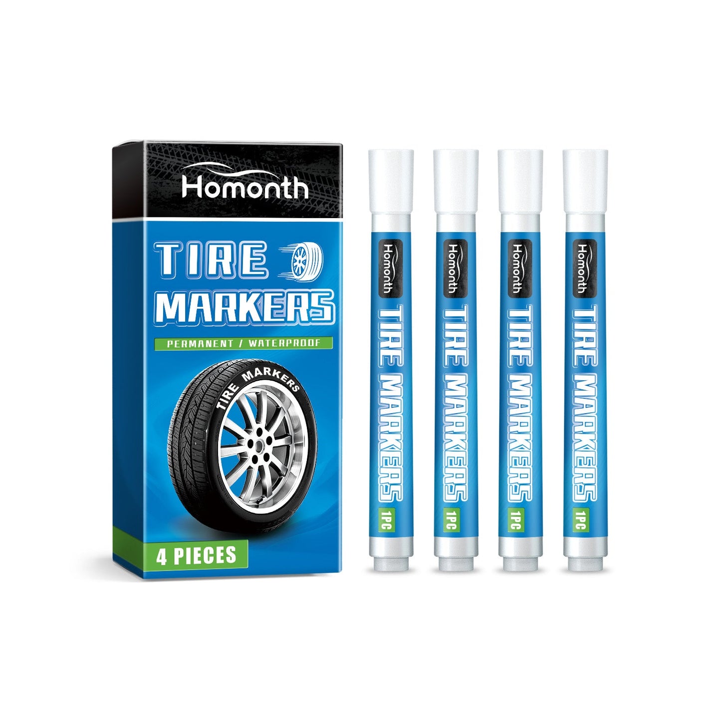 White Tire Paint Pen Car Tire Paint Pen Does Not Fade Color Creative Diy Oil Pen