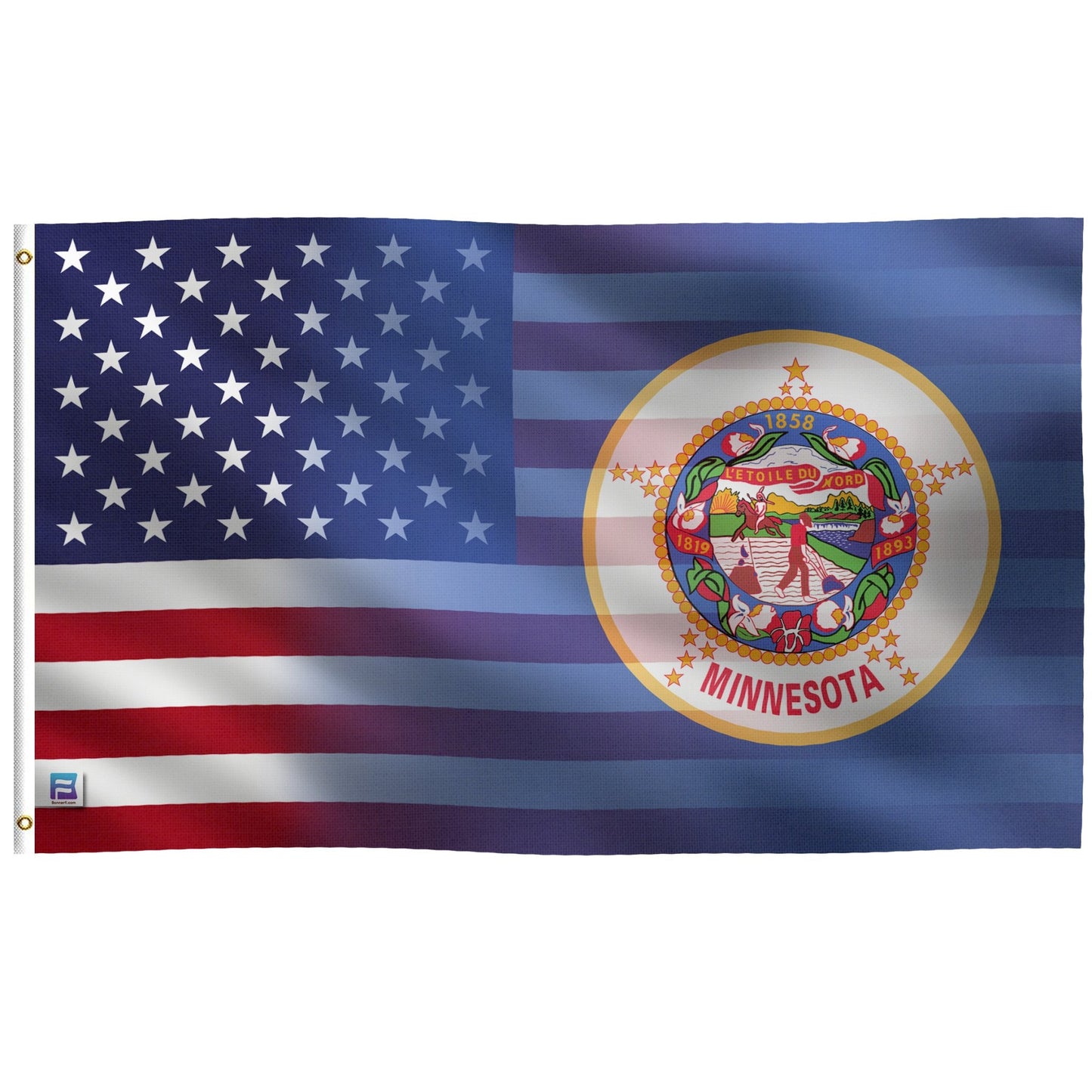 Minnesota & American Flag Blend