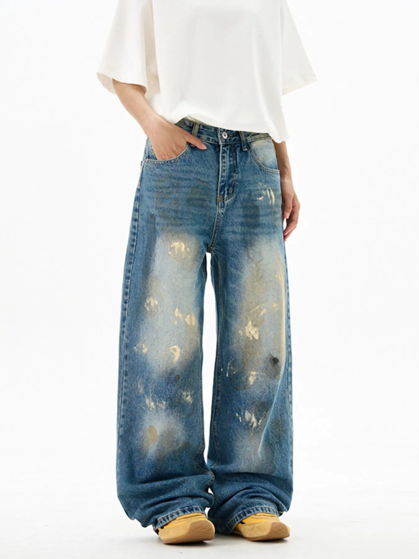 Men's Wide Leg Jeans