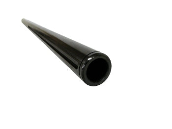 PMI Pocket Keyed Black Oxide Plated Axle - 32.5" x 1.25" x .190" Wall - Oval Karting