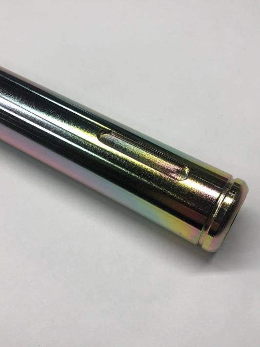 PMI 34-Inch Yellow Zinc 1.25" Pocket Keyed Axle - .190 Wall - Oval Racing