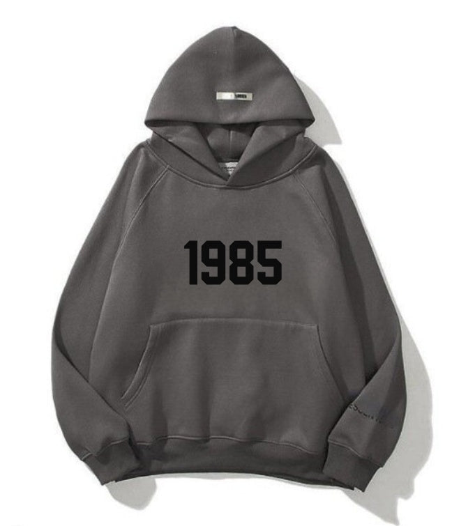 1985 Double Layer Hooded Sweatshirt - Harajuku Style