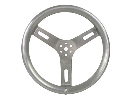 12-Inch Unfinished Aluminum Steering Wheel for Custom Kart Builds