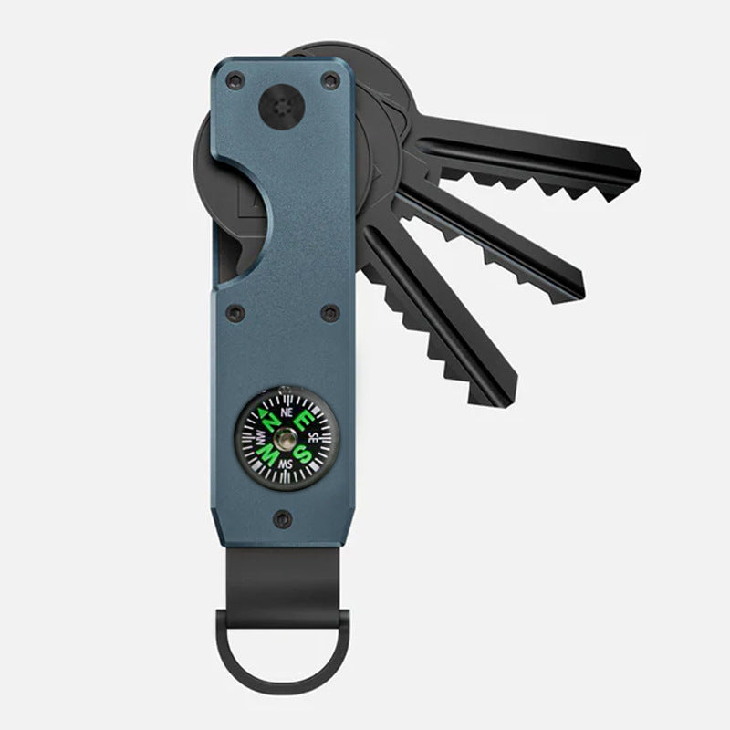 Keychain metal keychain aluminum alloy key storage keyclip