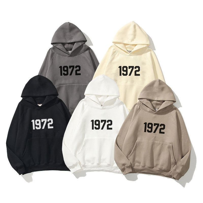 1972 Harajuku Style Hoodie –  Double Layer Design