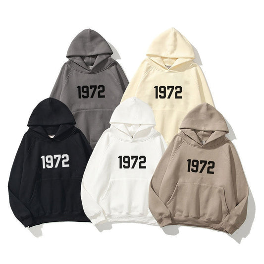 1972 Harajuku Style Hoodie –  Double Layer Design