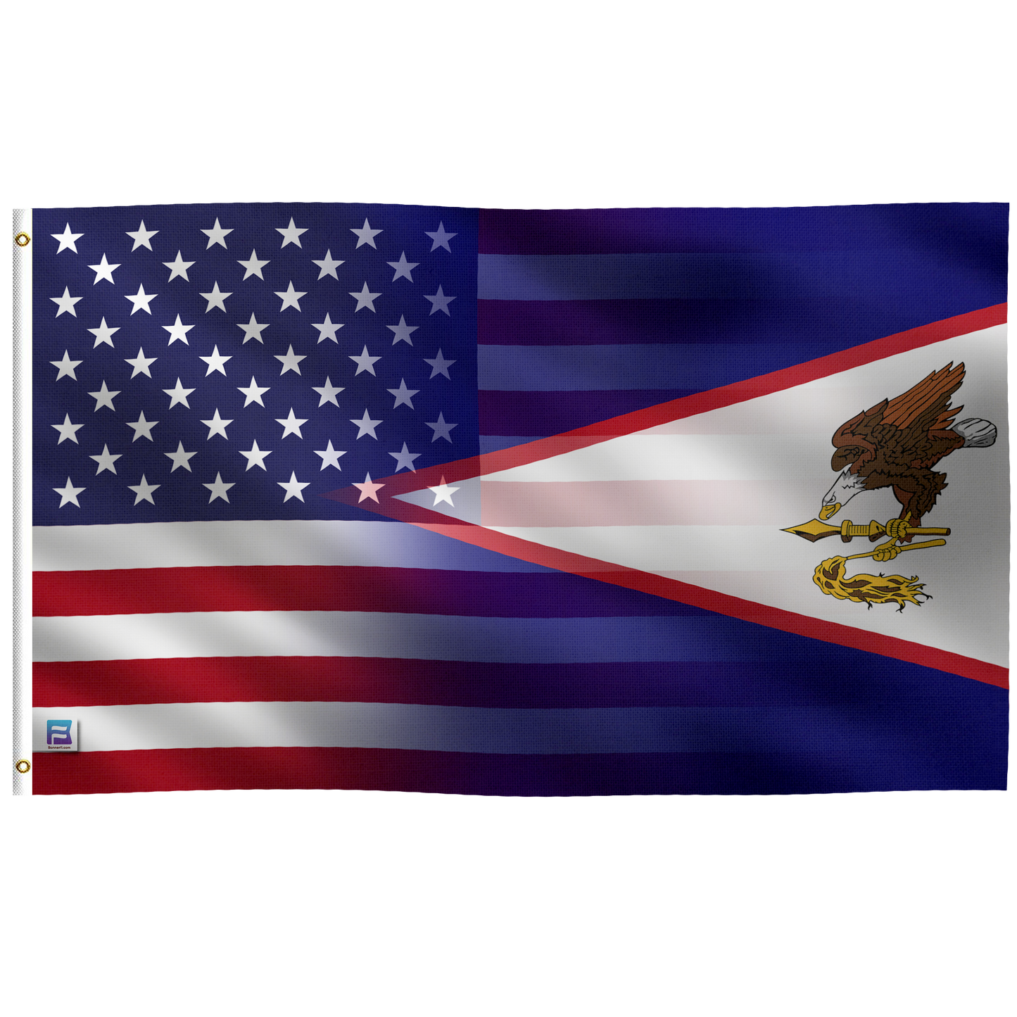 American Samoa & American Flag Blend