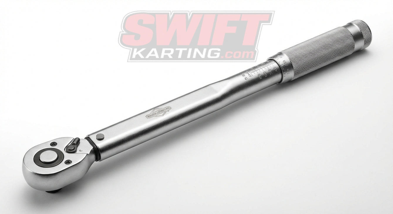 Heavy-Duty 300 lbs Torque Wrench for Kart Engine Bolting