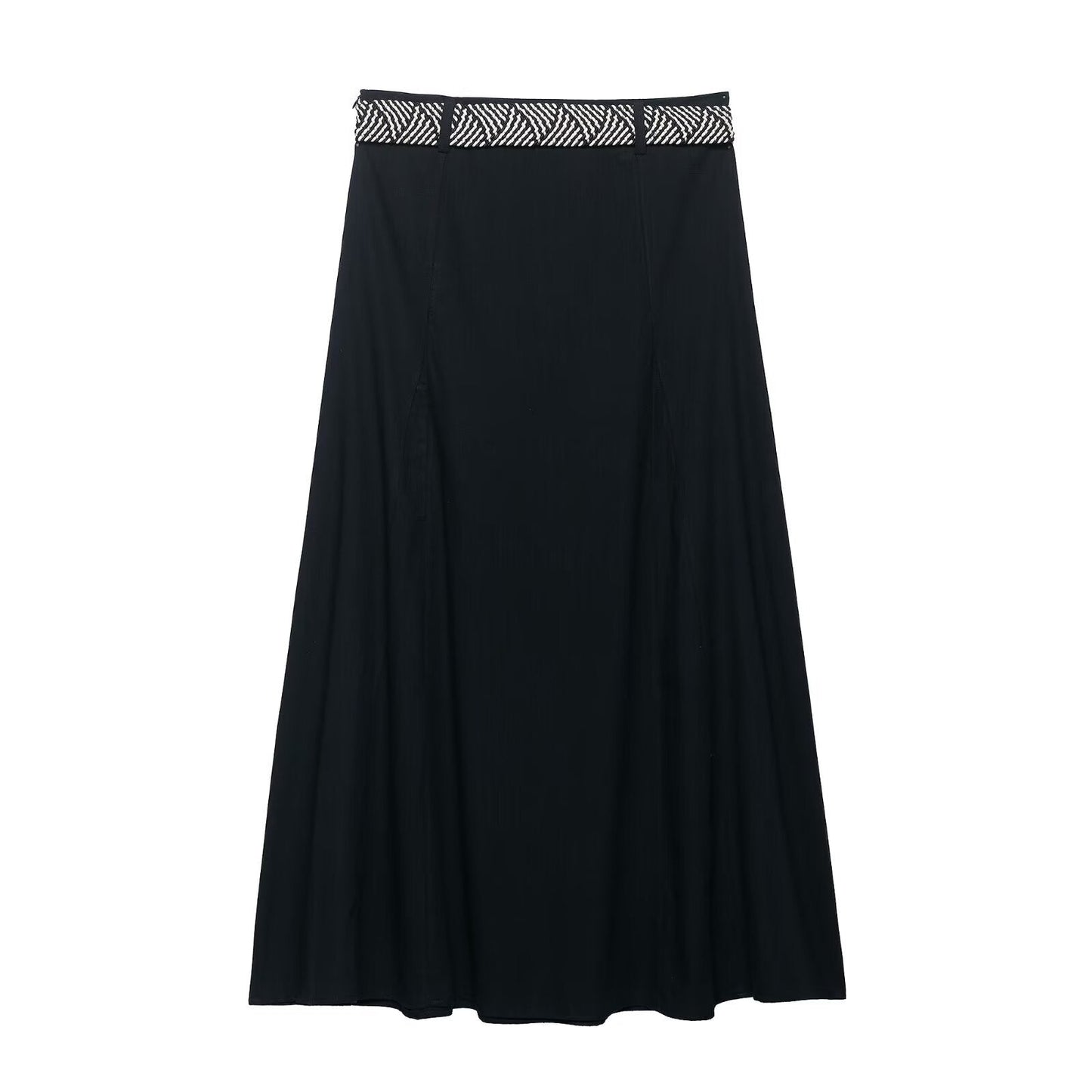 Women's Slim Fit Waist Belt Skirt - Harajuku Style