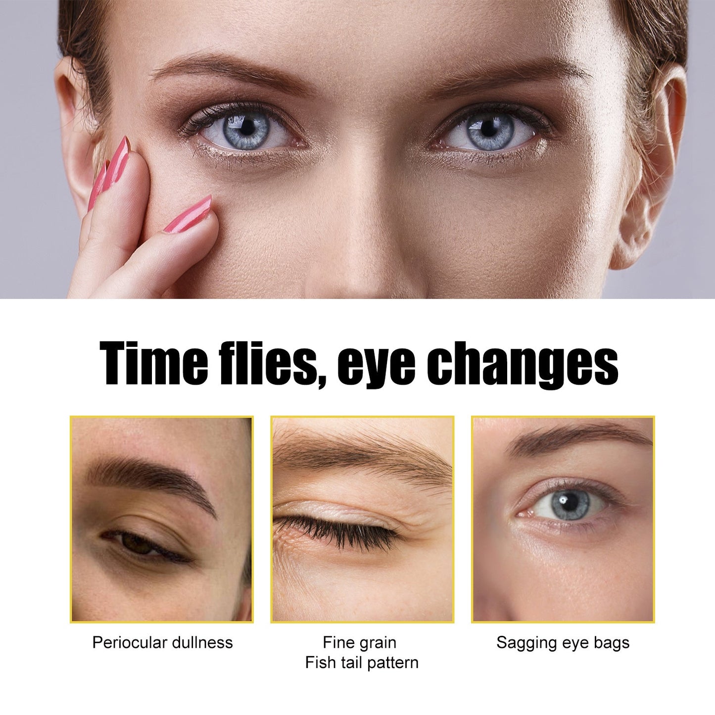 Collagen Gold Eye Mask Firming Eye Pattern Patch Overnight Dark Circles Under Eye Elastic Repair
