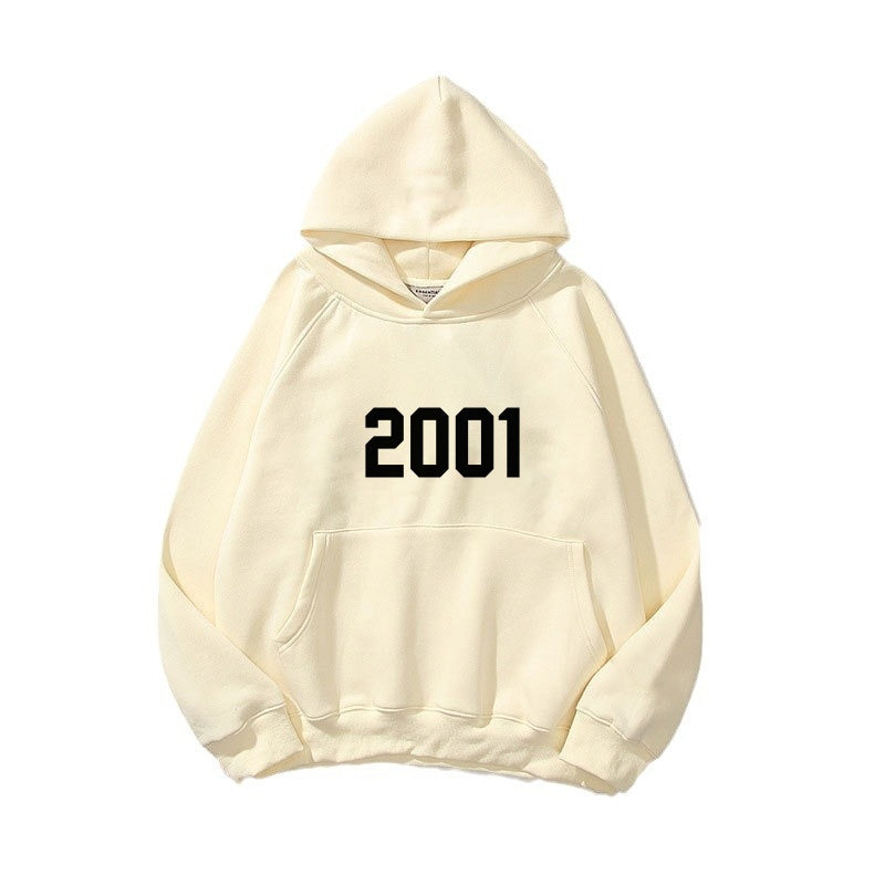 2001 Double Layer  Hoodie - Harajuku Style