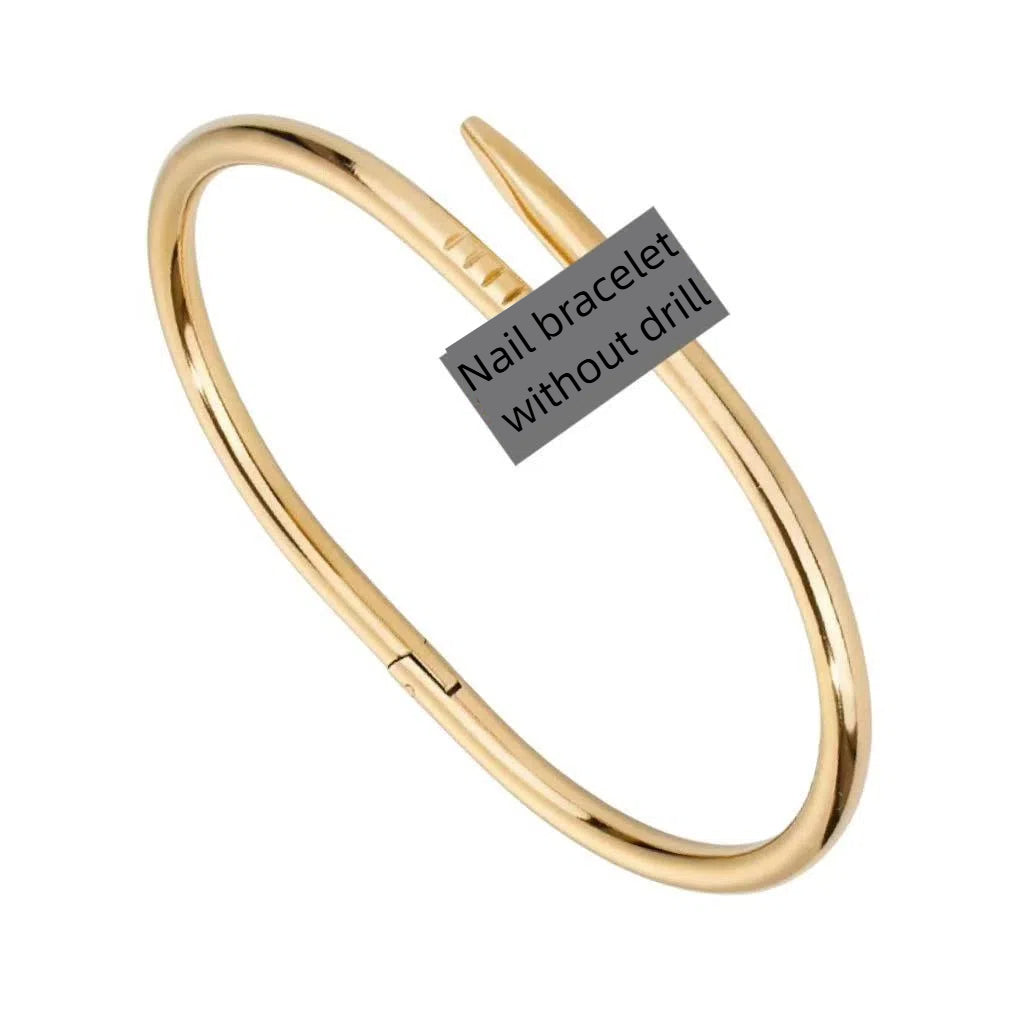 Stainless steel titanium steel bracelet for women non fading electroplated buckle jewelry for women