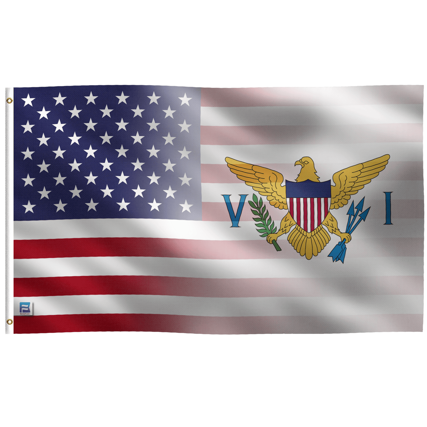 Virgin Islands & American Flag Blend