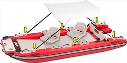 FastCat12Swivel Seat Canopy Package