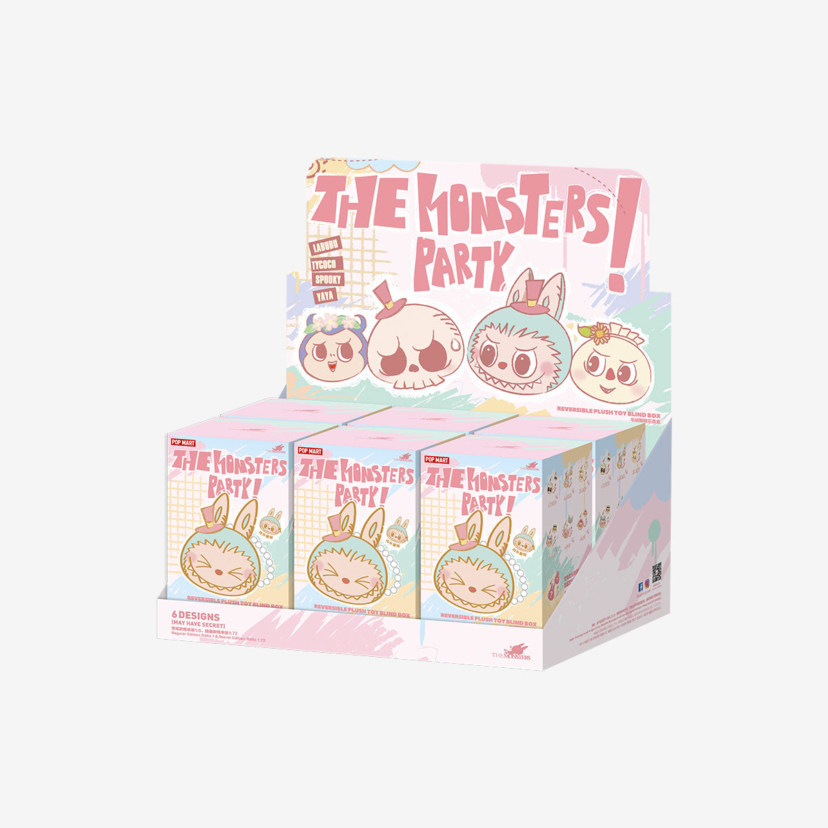 [In Stock] POPMART Party Series - Reversible Plush (SEALED)