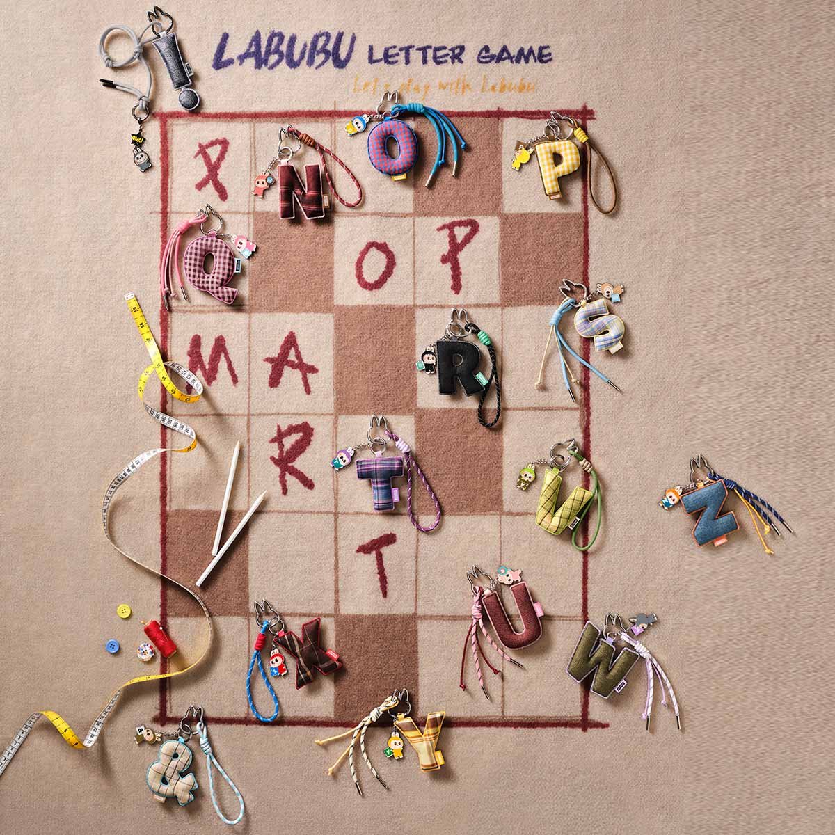 [CHOOSE YOUR LETTERS OPTION!] [IN STOCK] POPMART Pin for Love Series- Letter PENDANT Blind Box