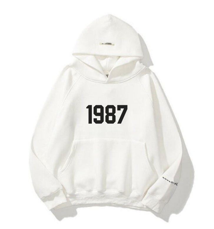 1987 Harajuku Style Double Layered Hoodie