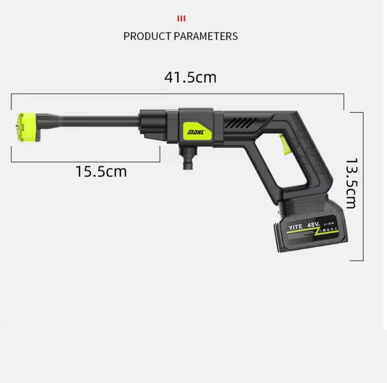 PowerSpray Cordless Washer