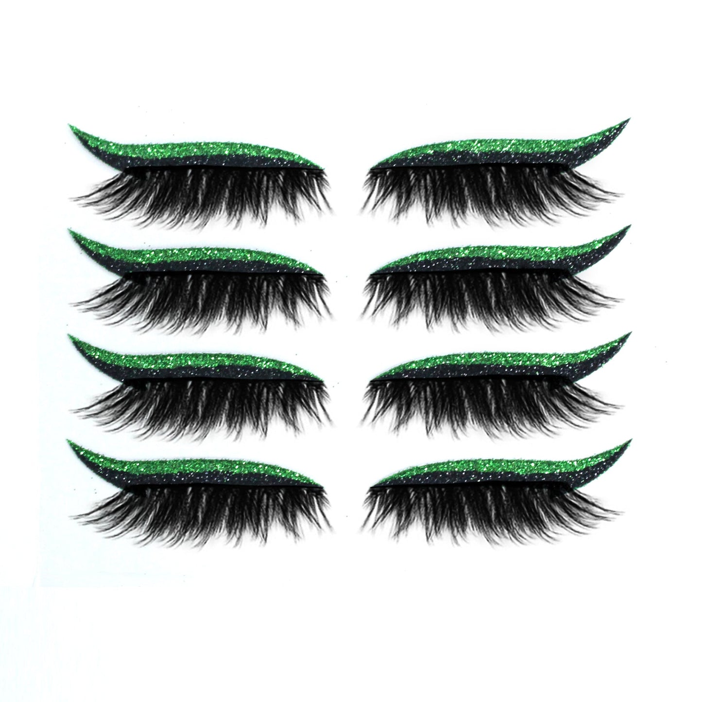 New Glitter Self-Adhesive Eyeliner Eyeshadow Sticker Double Eyelid False Eyelashes Waterproof Party Eye Makeup Sticker