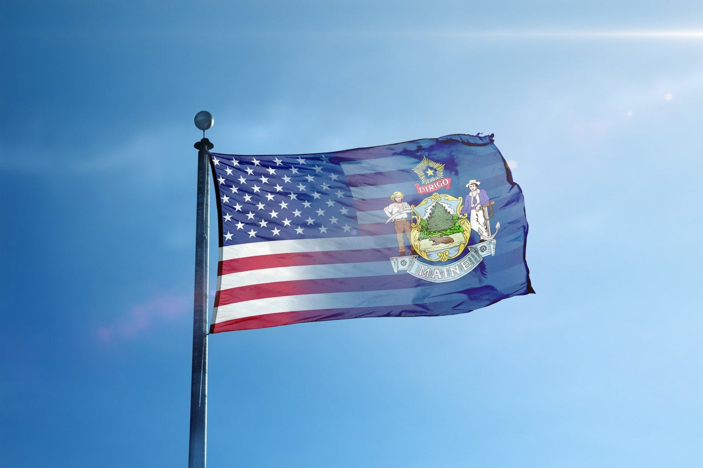 Maine & American Flag Blend