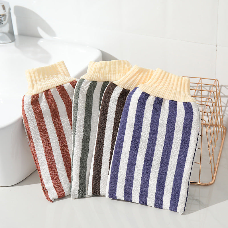 Thickened Bath Towel Household Adult Gloves Bath Towel Rubbing Mud To Remove Dead Skin Scrub Double-Sided Rubbing Back Pain
