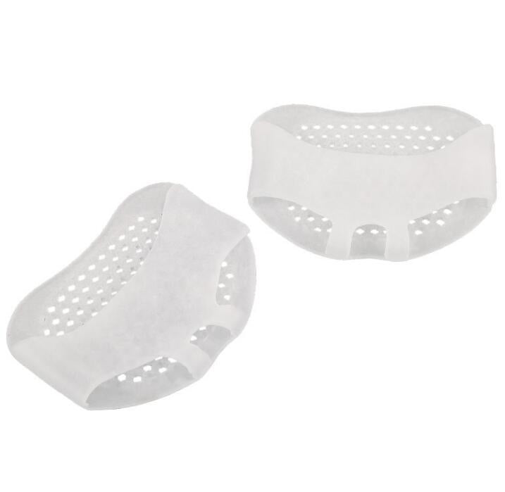 1Pair Silicone heel pad Soft Forefoot Half Yard Pads Invisible High Heel Shoes Slip Resistant Half Yard Pads Foot Care Tools