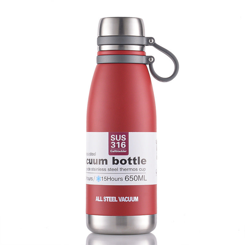 316 Insulation Water Cup Stainless Steel Outdoor Portable Portable Sports Vehicle Large Capacity Insulation Cup