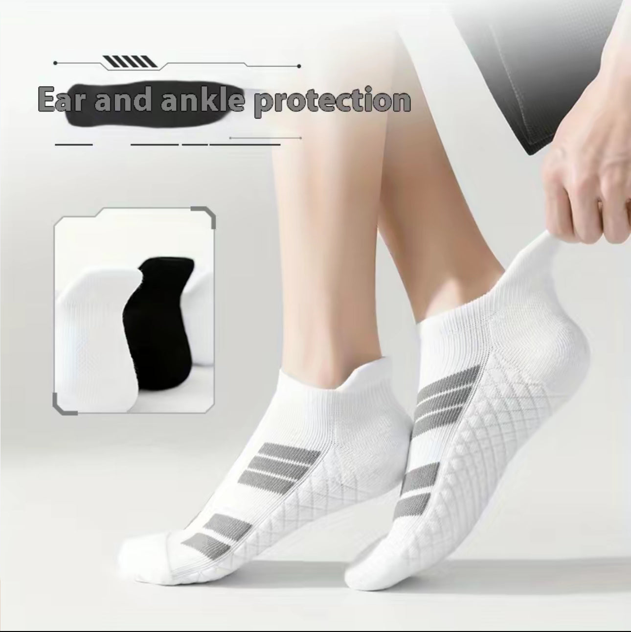 SportEase No Show Socks