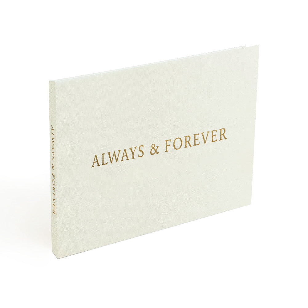 Multi functional commercial wedding video invitation letter linen material video brochure