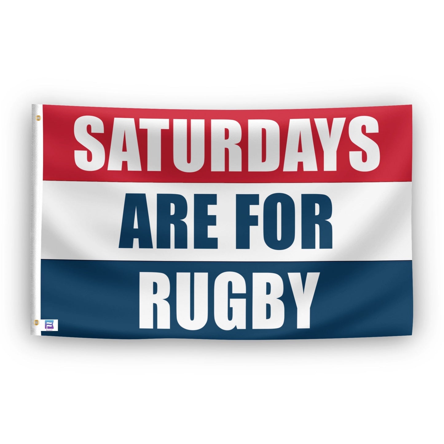 Saturdays Are for Rugby Flag