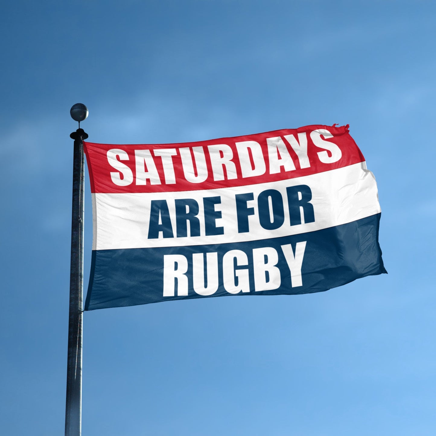 Saturdays Are for Rugby Flag