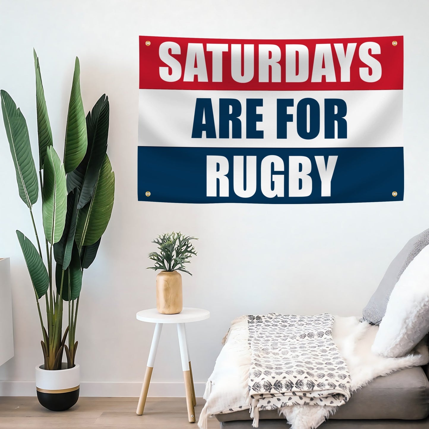Saturdays Are for Rugby Flag