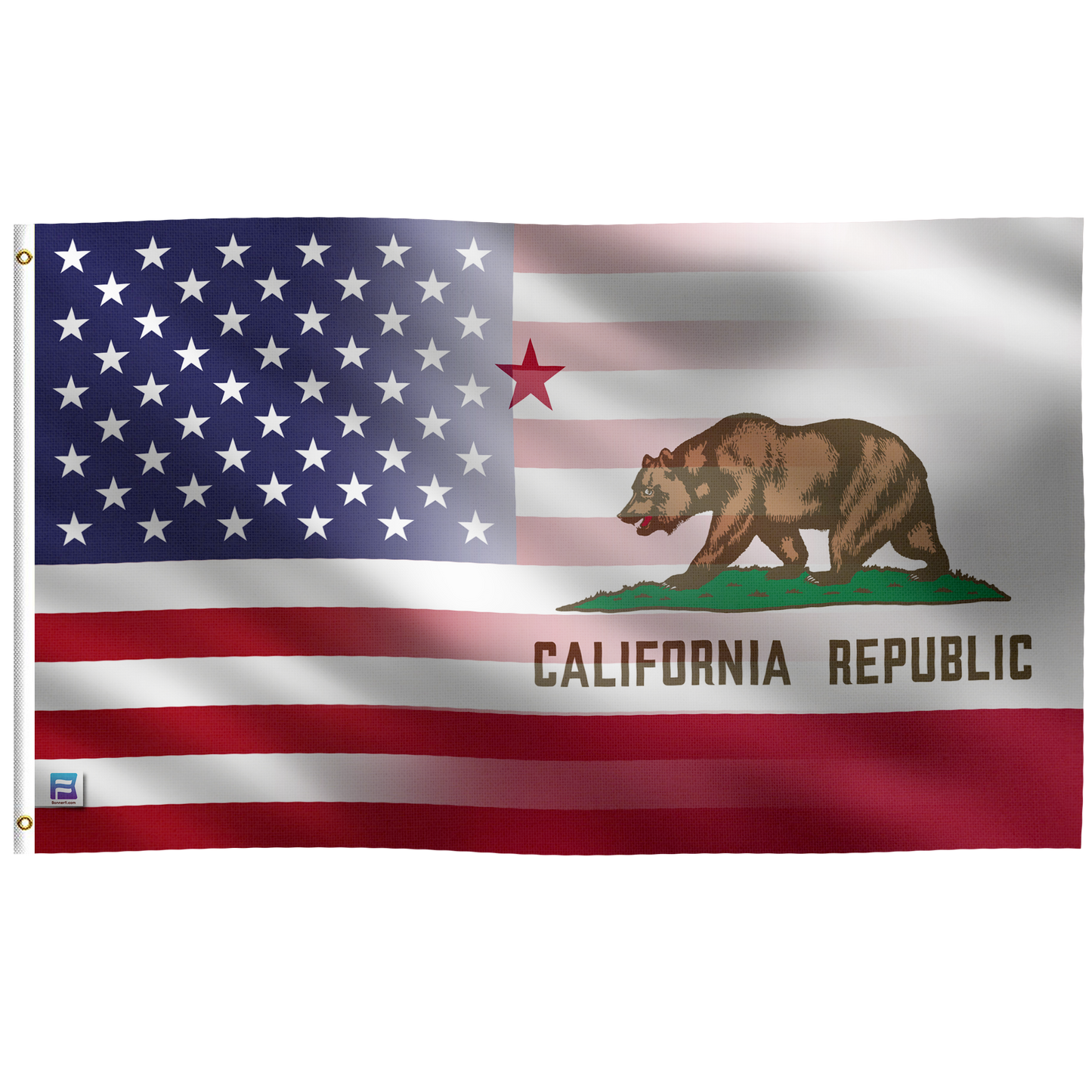 California & American Flag Blend