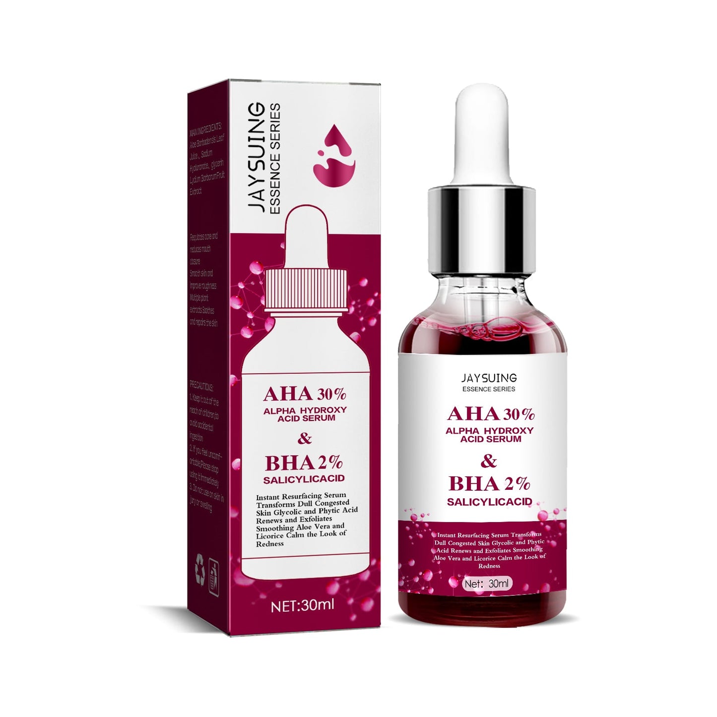 Acid Essence, Shrinks Pores, Removes Blackheads, Pimples And Acne Marks, Brightens Skin Tone Moisturizing Essence
