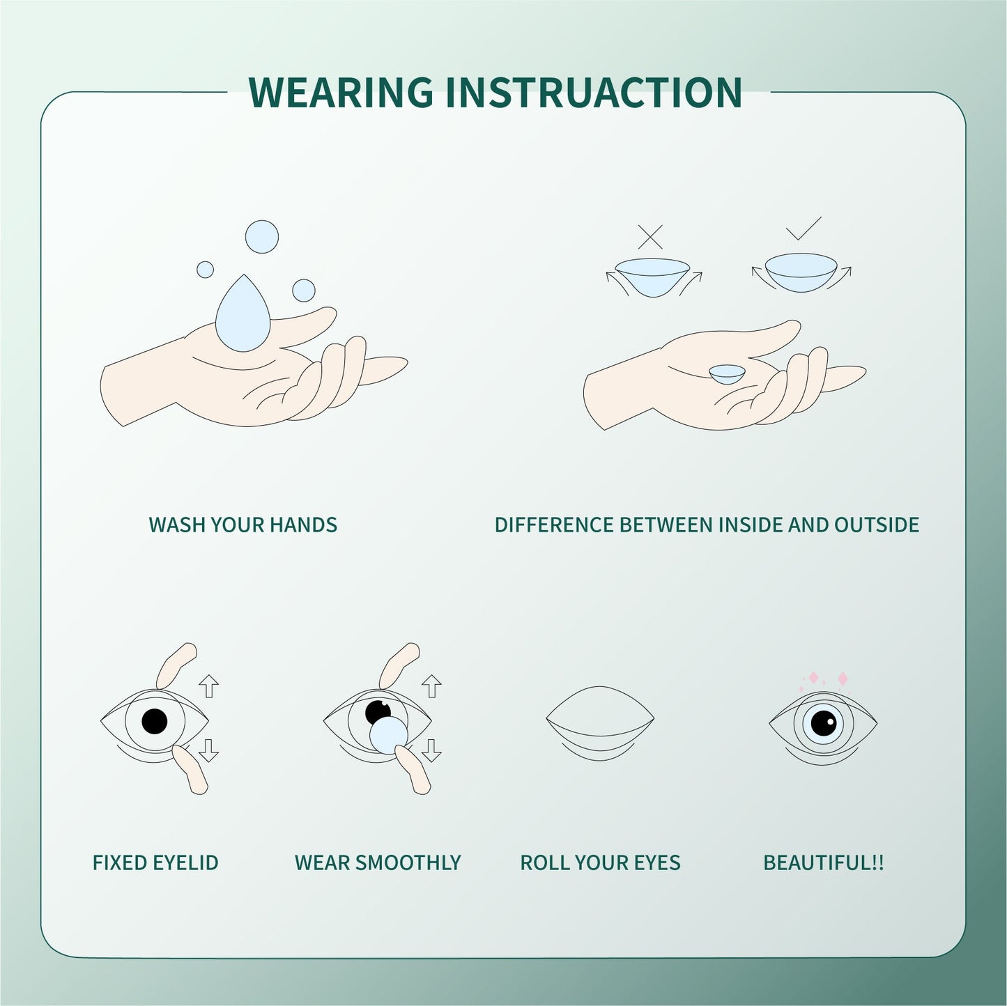 1Pcs FDA Certificate Eyes Beautiful Pupil Colorful Girl Cosplay Contact Lenses Violet