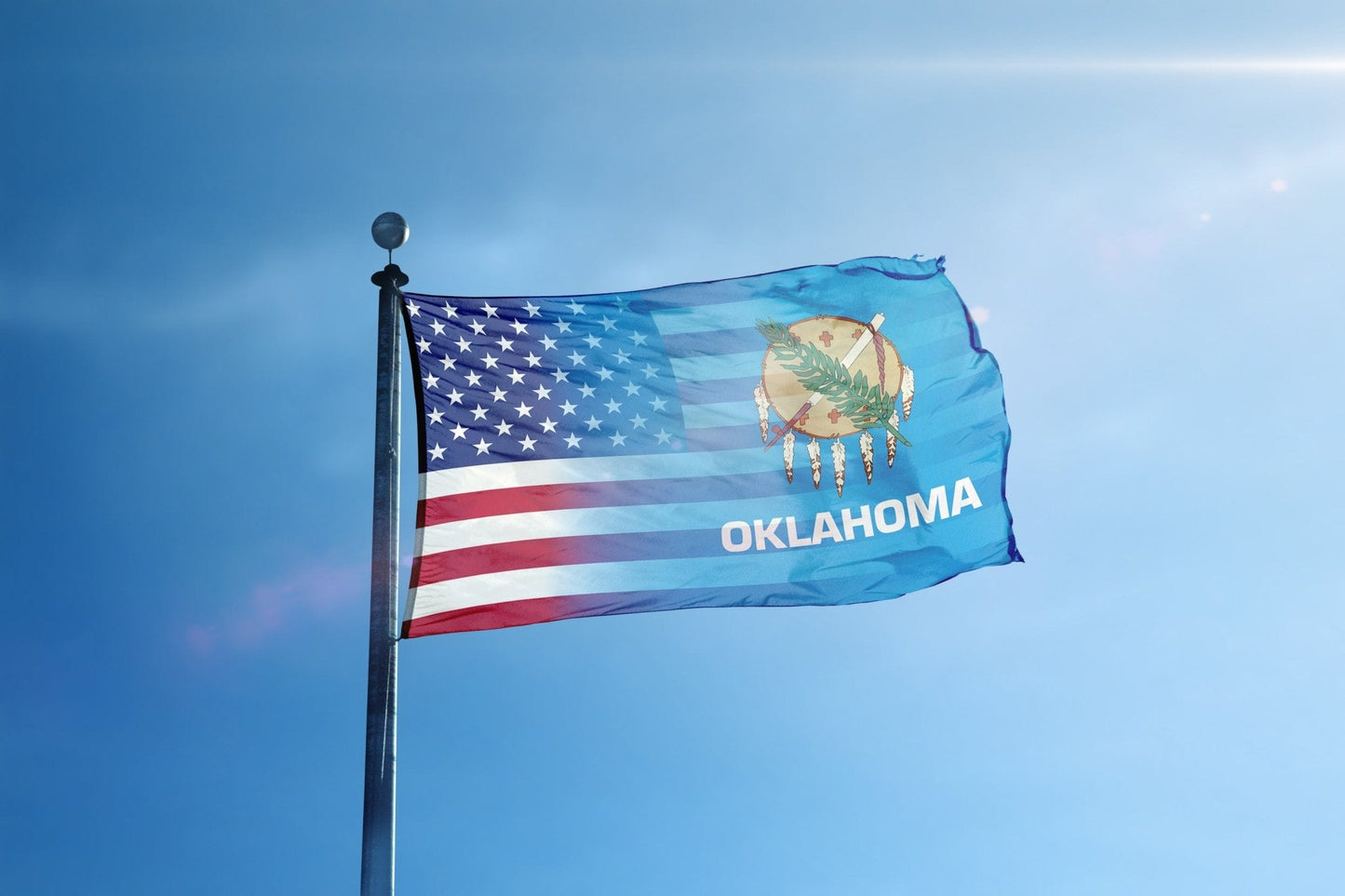 Oklahoma & American Flag Blend