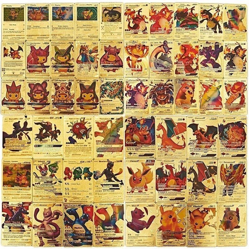 Pok é mon Pok é mon Table Game Cards Pikachu Pok é mon Collection Cards