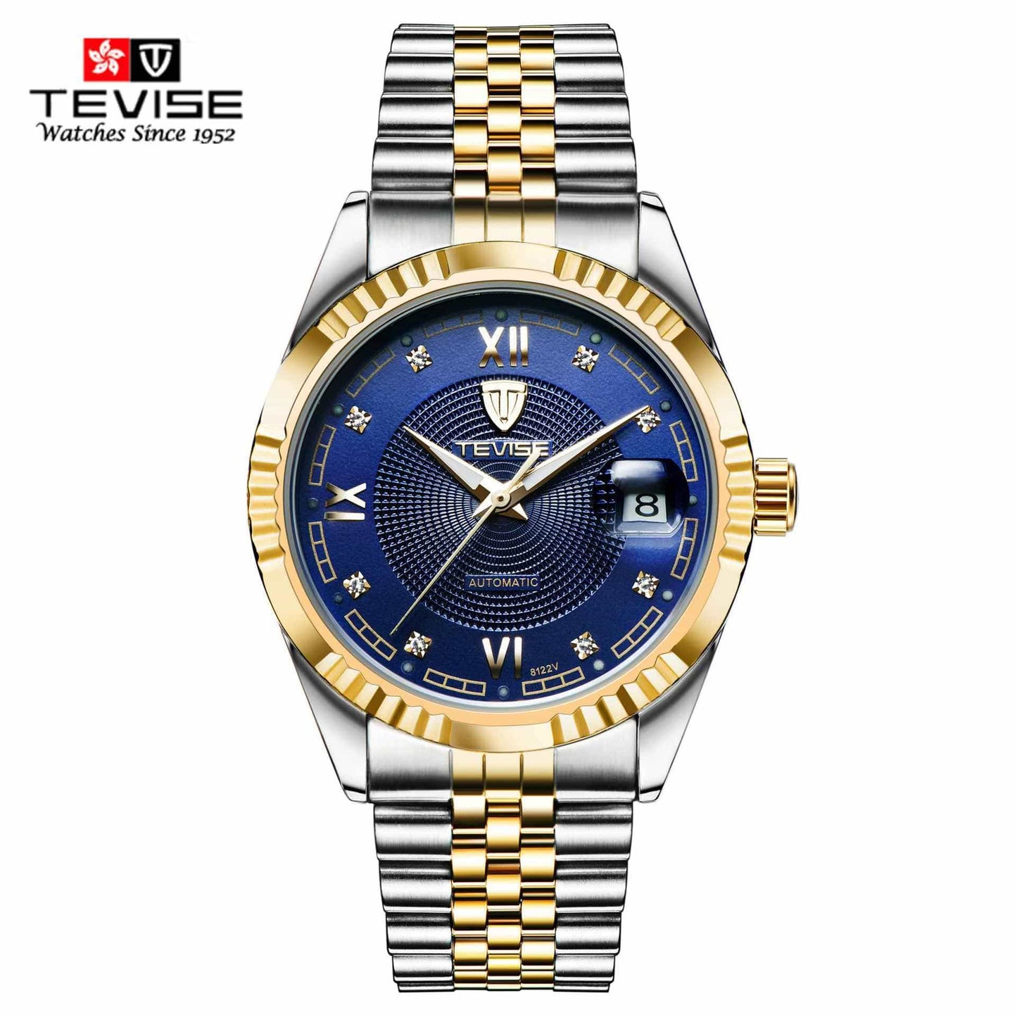 Teweisi Waterproof Automatic Geneva Men's Diamond Watch – Fashion Mechanical