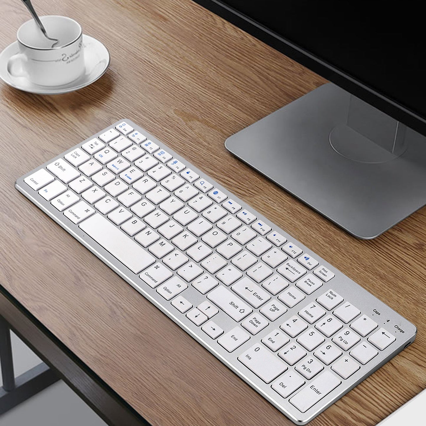Suitable for iPad tablet Miaokong keyboard mobile phone wireless charging Bluetooth keyboard