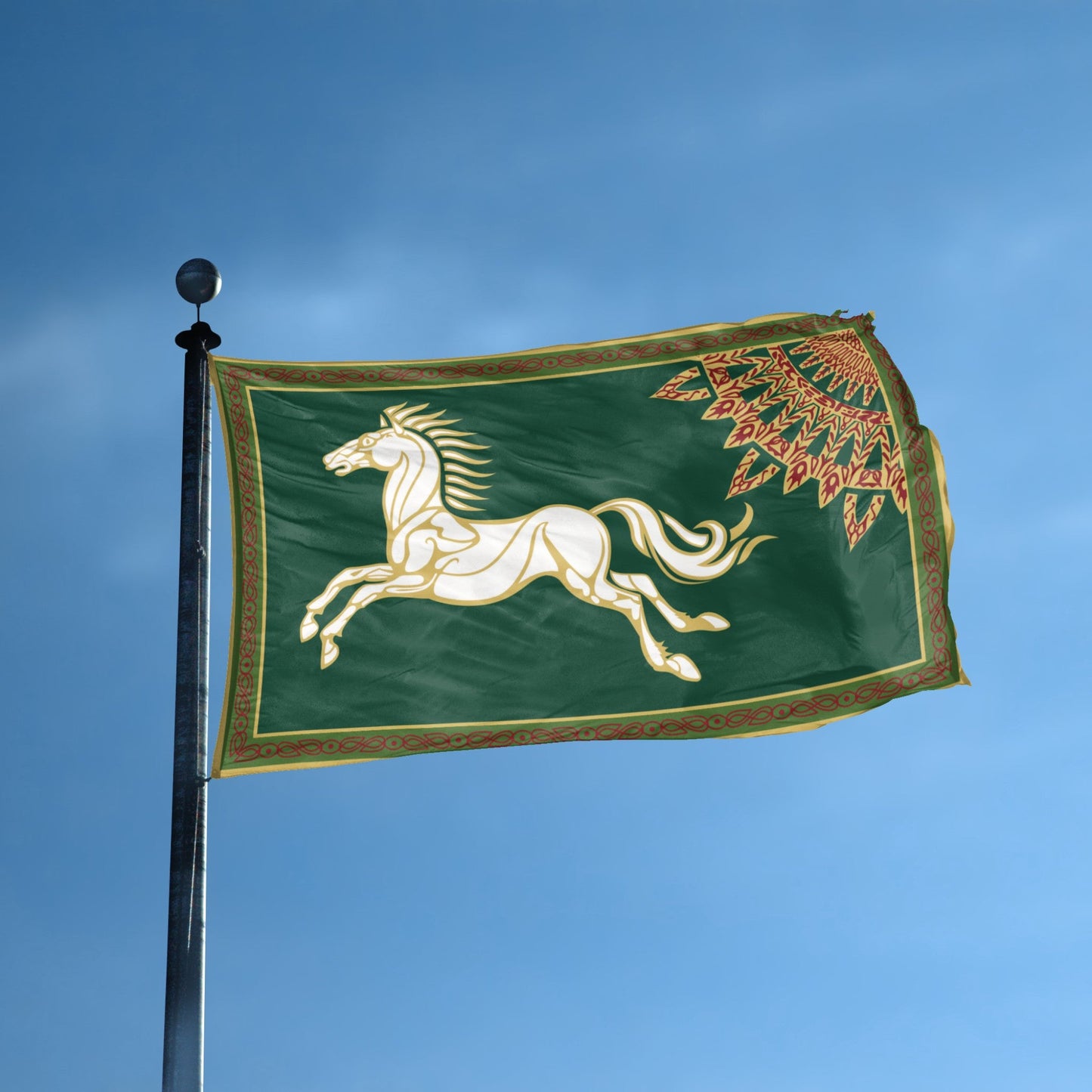 LOTR Rohan Horse Flag