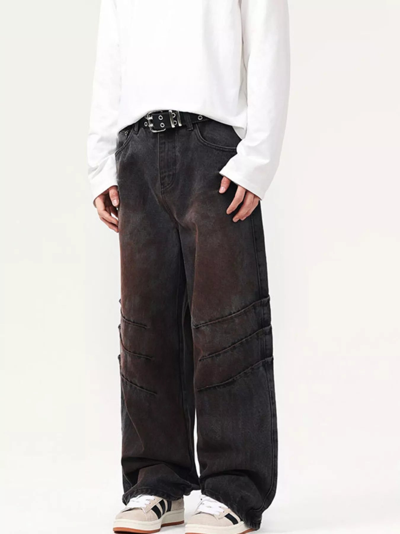 Men's Plus Size Wash Relaxed Fit Jeans