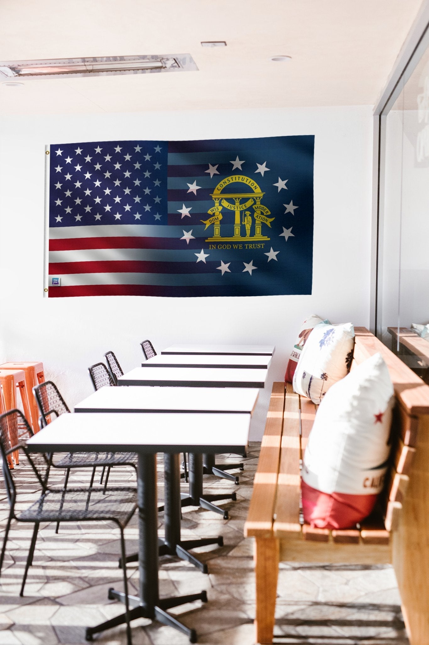 Georgia & American Flag Blend