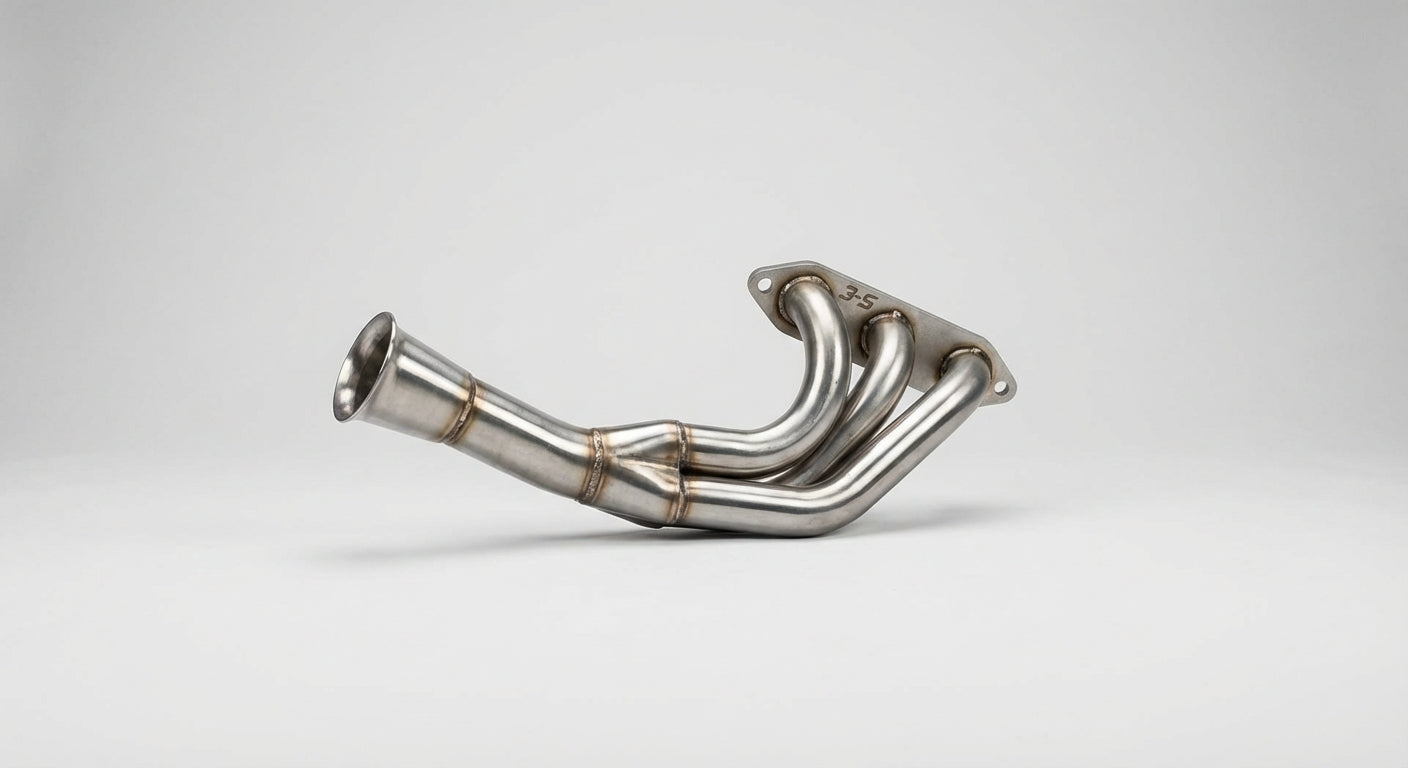 3-S-F Flared Torque Tube Header for 5HP Briggs Flathead Karts