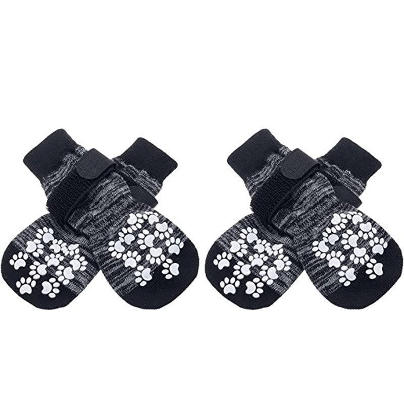 Pet socks foot covers cat and dog socks outdoor anti slip and waterproof shoes socks