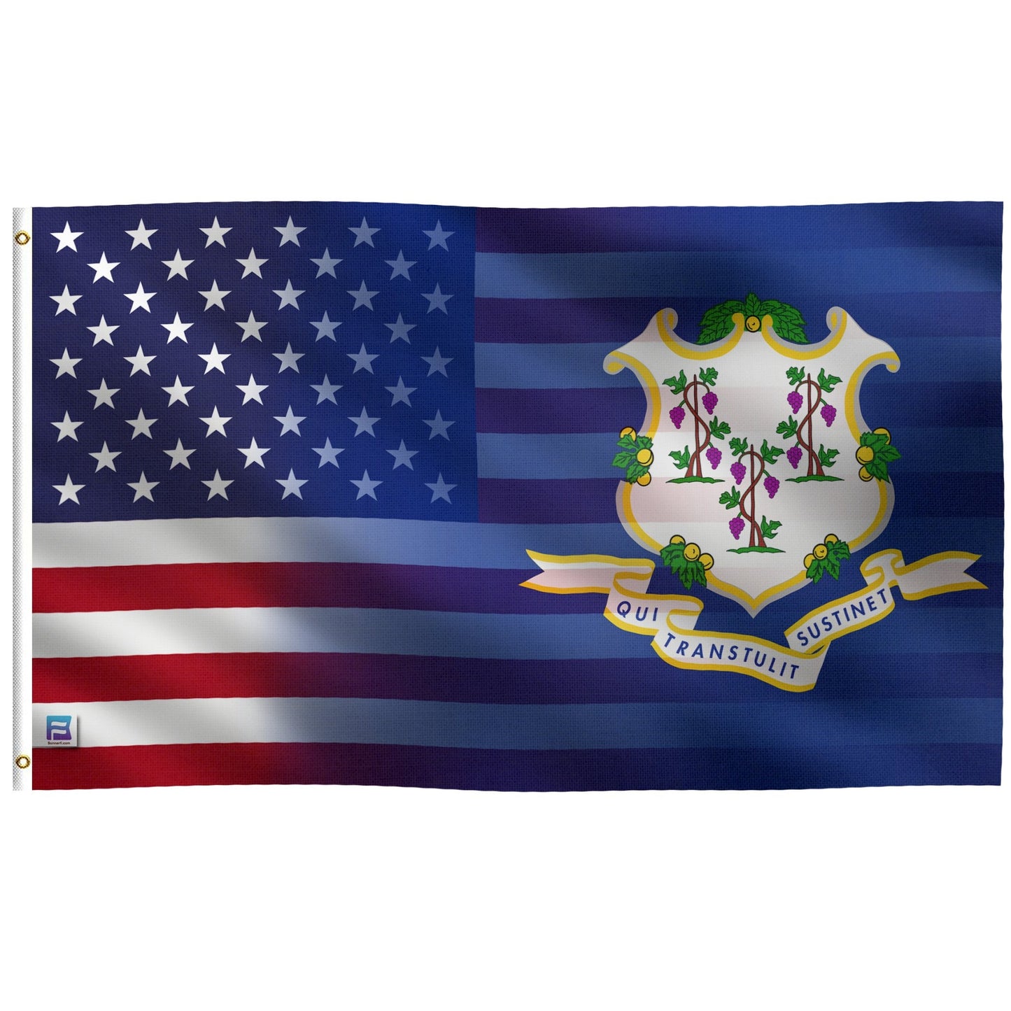 Connecticut & American Flag Blend
