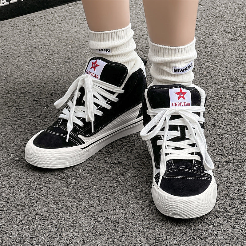 Harajuku Style Canvas Shoes for Students