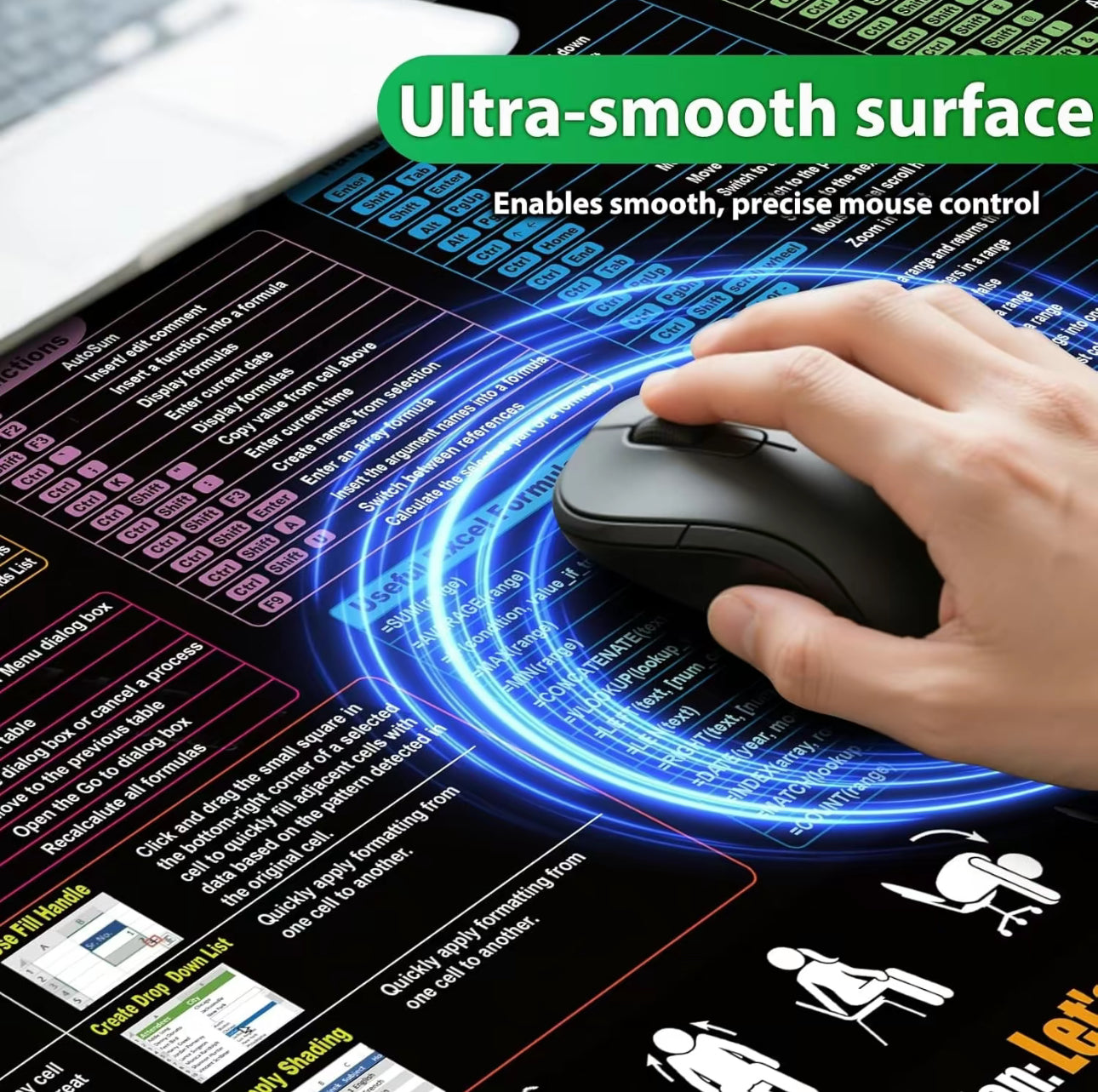 ExcelEase Desk Mat