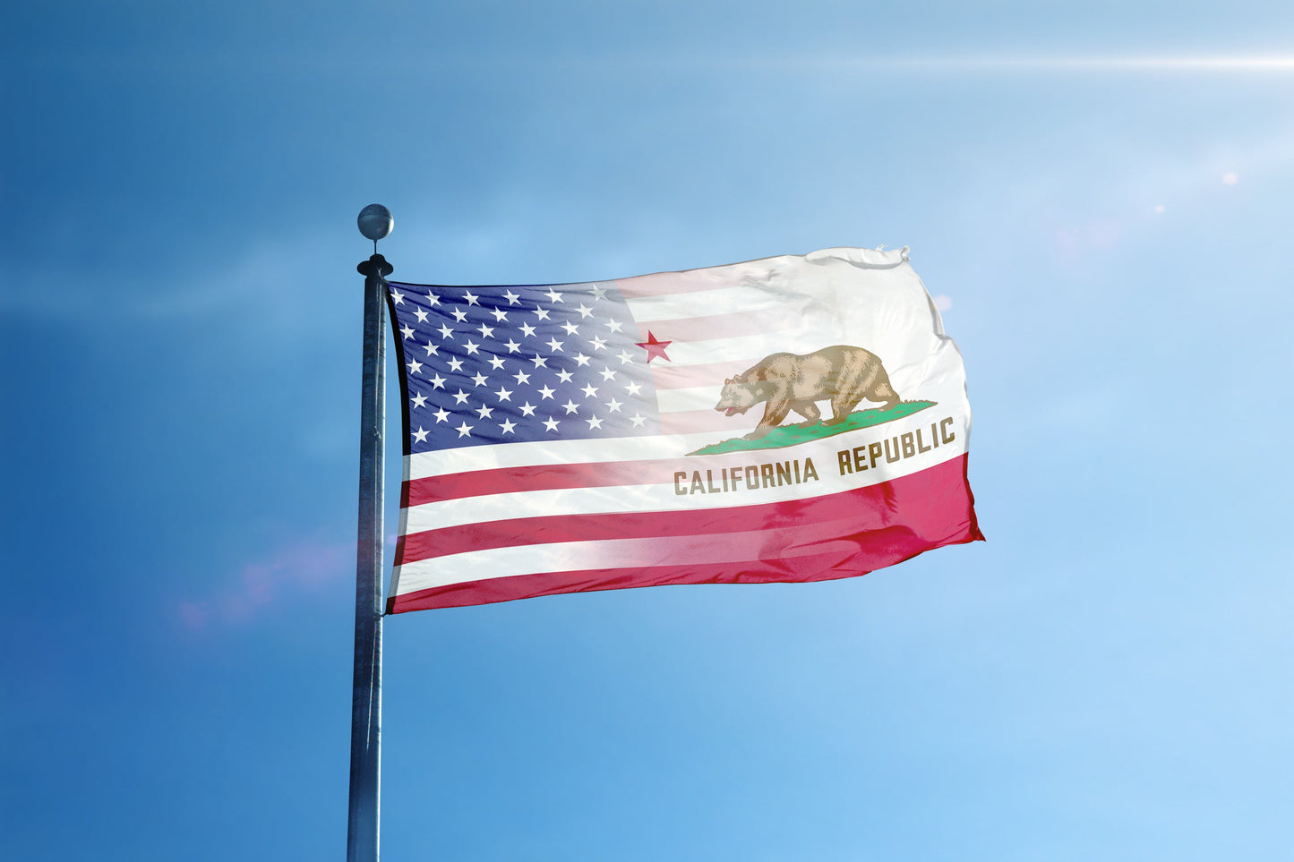 California & American Flag Blend