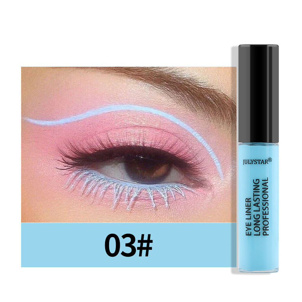 Waterproof Oil Proof Non Smudging Eyeliner Liquid Eyeliner Liquid Pen Pearl Colored Eyeliner Pen